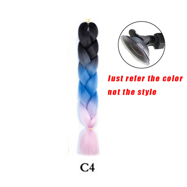 2019 New Motorcycle Helmet Braids Woman Braids Wig For Motorbike Helmets 17 Colors Twist Dual Pigtail Ponytail With Sucker Bow