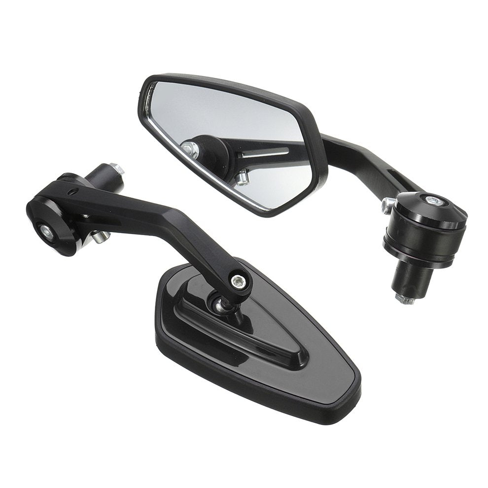 Universal Motorcycle 7/8'' 22mm Aluminum Rear View Side Mirror Handle Bar End