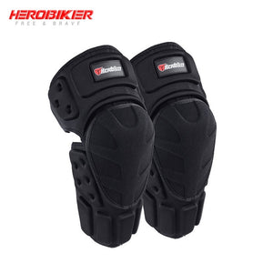 HEROBIKER Motorcycle Knee Pads Motocross Knee Protector Guard Moto Knee Protector Protective Gear Motorbike Ridng Knee Black