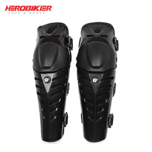 HEROBIKER Motorcycle Knee Pads Motocross Knee Protector Guard Moto Knee Protector Protective Gear Motorbike Ridng Knee Black