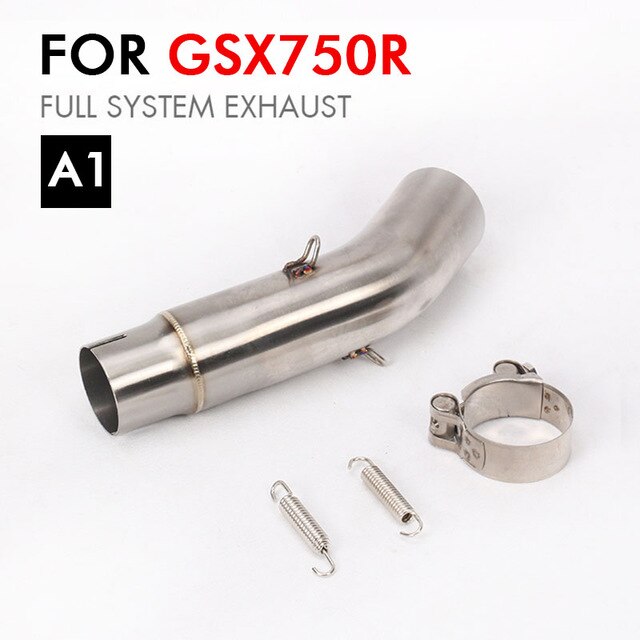 Motorcycle K6 K7 K8 GSXR600 GSXR750 Exhaust Middle Link Pipe Stainless Steel k11 GSXR 1000 Connect Mid Pipe