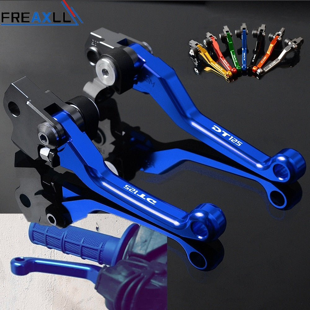 For Yamaha DT125 DT 125 1987-2005 Motorbike CNC Aluminum Levers Motorcycle Pivot Dirt Bike Brake Clutch Handles Levers