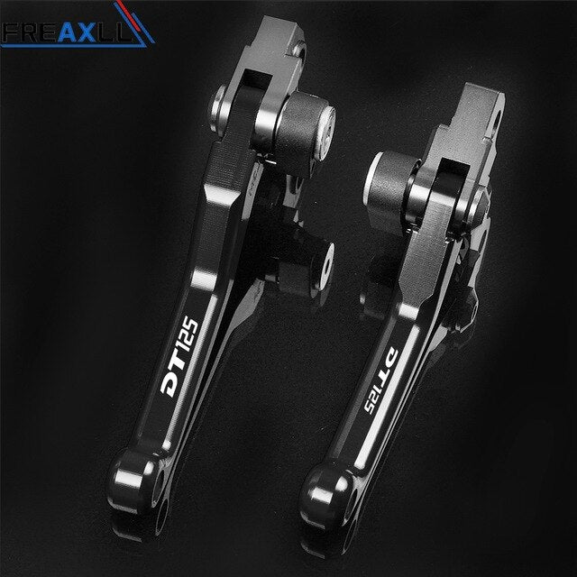 For Yamaha DT125 DT 125 1987-2005 Motorbike CNC Aluminum Levers Motorcycle Pivot Dirt Bike Brake Clutch Handles Levers