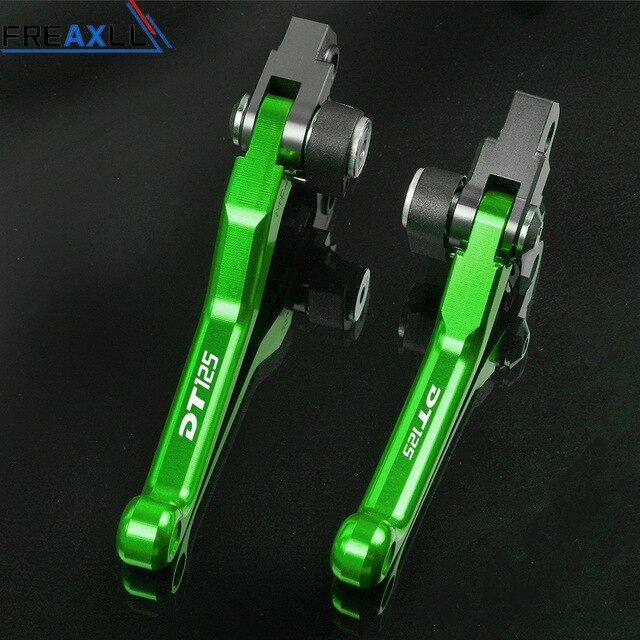 For Yamaha DT125 DT 125 1987-2005 Motorbike CNC Aluminum Levers Motorcycle Pivot Dirt Bike Brake Clutch Handles Levers