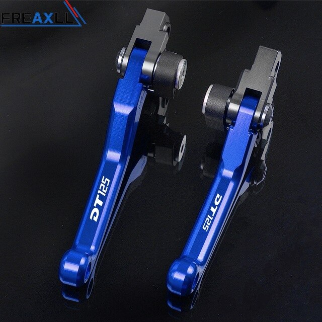 For Yamaha DT125 DT 125 1987-2005 Motorbike CNC Aluminum Levers Motorcycle Pivot Dirt Bike Brake Clutch Handles Levers