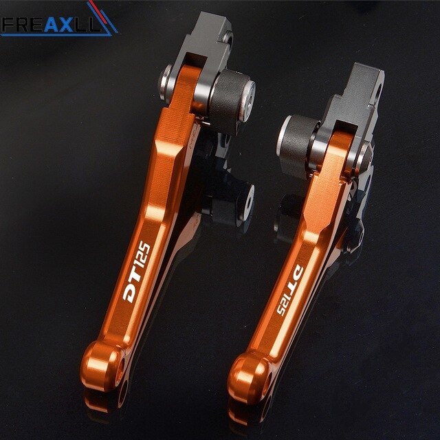 For Yamaha DT125 DT 125 1987-2005 Motorbike CNC Aluminum Levers Motorcycle Pivot Dirt Bike Brake Clutch Handles Levers