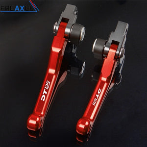 For Yamaha DT125 DT 125 1987-2005 Motorbike CNC Aluminum Levers Motorcycle Pivot Dirt Bike Brake Clutch Handles Levers