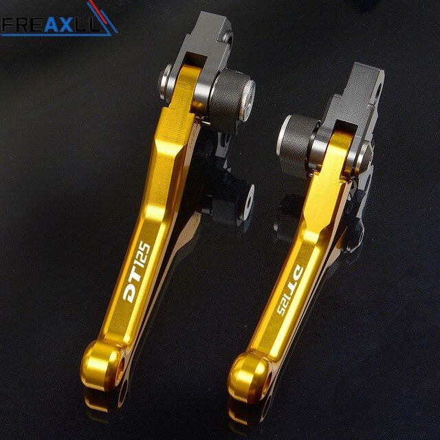 For Yamaha DT125 DT 125 1987-2005 Motorbike CNC Aluminum Levers Motorcycle Pivot Dirt Bike Brake Clutch Handles Levers