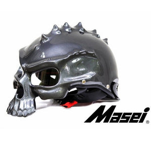 Masei 15 color 489 Dual Use Skull Motorcycle Helmet Capacete Casco Novelty Retro Casque Motorbike Half Face Helmet free shipping