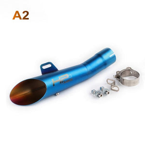 Motorcycle Exhaust Pipe Muffler Bike Motorcross Scooter Escape Akrapovic Modified Exhaust System GY6 For Yamaha YZF R6 Exhaust