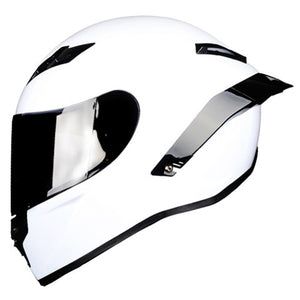 Full Face Carbon Fiber Motorcycle Helmet Professional Racing Helmet Kask DOT Rainbow Visor Motocross Off Road Touring