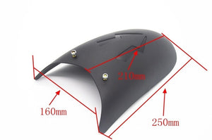 1x Universal Motorcycle Front rear ABS Wheel Cover for fender extension Extender Splash Wheel Cover Mudguard R1 R6 K1 K6 K8 k11