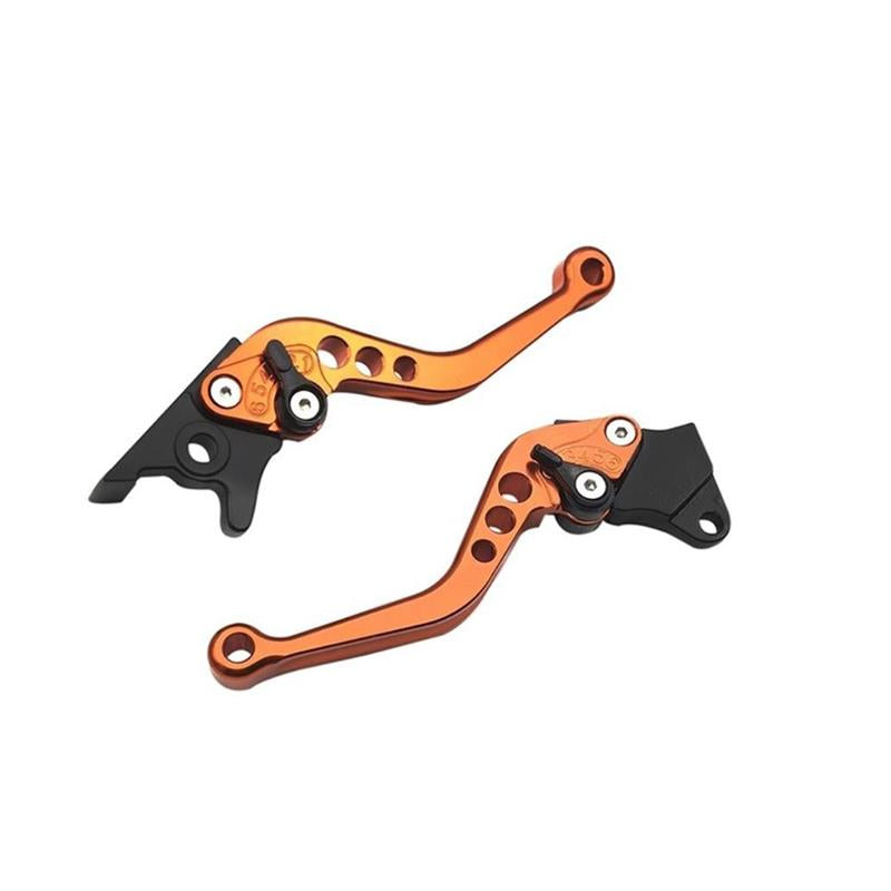 2pcs Alloy Motorcycle Brake Handle CNC Motorcycle Clutch Brake Lever Handle High Quality Fit for Motorbike Modification