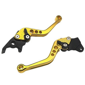 2pcs Alloy Motorcycle Brake Handle CNC Motorcycle Clutch Brake Lever Handle High Quality Fit for Motorbike Modification