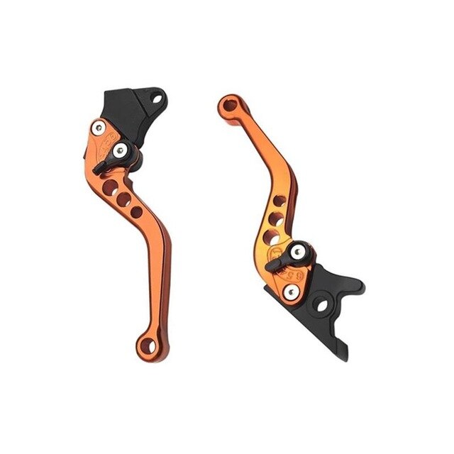 2pcs Alloy Motorcycle Brake Handle CNC Motorcycle Clutch Brake Lever Handle High Quality Fit for Motorbike Modification