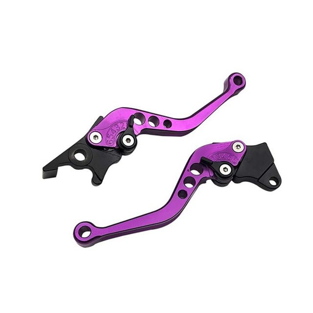 2pcs Alloy Motorcycle Brake Handle CNC Motorcycle Clutch Brake Lever Handle High Quality Fit for Motorbike Modification