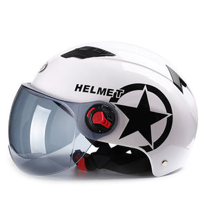 Motorcycle Helmet Scooter Bike Open Face Half Baseball Cap Anti-UV Safety Hard Hat Motocross Helmet Multiple Color Protect